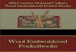 Personal Effects - Wool Embroidered Pocket Books