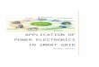 appilication of power electronics in Smart Grid