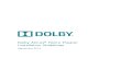 Dolby Atmos Home Theater Installation Guidelines