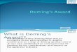 Dr demings award.ppt
