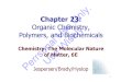 Brdy 6Ed Ch23 OrganicPolymersAndBiochemicals