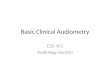 1_2014 Basic Clinical Audiometry