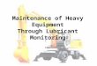 Maintenance of Heavy Equipment.ppt