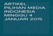 Artikel Pilihan Media Indonesia Minggu 4 Januari 2015