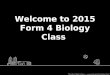 Biology Form 4 Chapter 1 Intro