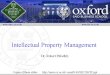 Intellectual Property Management - Oxford Bussiness School