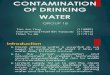 Contamination of Drinking Water
