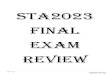 STA2023 Final Exam Grade Saver fall 14 (New) Notes.pdf