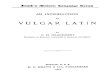An Introduction to Vulgar Latin (Grandgent)