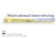 PSY1105 Lecture 4 Motivational Interviewing 2013-1