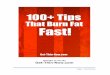 100 Tips That Burn Fat Fast 74815