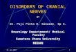 k4 - Disorders of Cranial Nerves