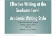 General Writing - Writing Style - Presentation
