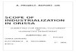 SCOPE OF INDUSTRIALIZATION IN ORISSA