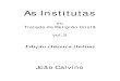 As Institutas de João Calvino 3-4