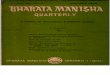 Bharata Manisha Quarterly Jan. 1978 Vol. III No. 4