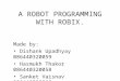 A Robot Programming With Robix