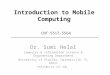 Intro to Mobile