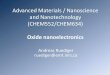 Oxide Nanoelectronics