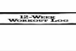 12 Week Workout Log