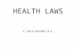 Health Laws