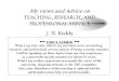 J.N.reddy - Teaching Research