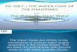 PD 1067 Water Code of the Philippines and Clean Water Act