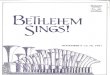 Bethlehem Sings Program