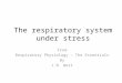 The Respiratory System Under Stress