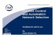 Automation Network Selection - IsA