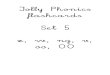 Jolly Phonics Flashcards - Set 5