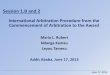 Session 2 -- Arbitration Proceedings