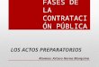 Fases de La Contratación Pública_los Actos Preparatorios_arturo Horna Marquina