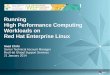 Running High Performance Computing Workloads on Red Hat Enterprise Linux