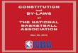 NBA Constitution and by Laws