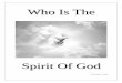 Who is the Spirit of God