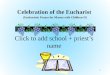Mass Template Eucharistic Prayer Mass w Children