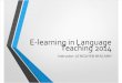 E-learning 2014 - Topic2