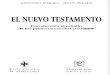Piñero, Antonio. - El Nuevo Testamento, introduccion - contexto historico literario