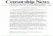 Censorship News #20: Spring 1985