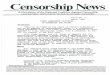Censorship News #9: Spring 1982