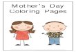 Free Mothers Day Coloring Pages Pages