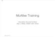 Mcafee Training Information Security Architect3248