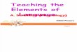 The Elements of Language (Sounds)