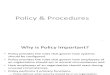 Policies Procedures Ch5