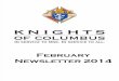 Arkansas Knights of Columbus February Newsletter 2014