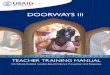 Doorways III Student Training Manual on GBV