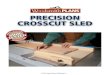 Woodsmith Precision Crosscut Sled