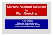 68871531 Marker Assisted Selection for Crop Improvement by Dr P K Gupta Hon Emeritus