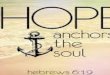 Anchored in Hope